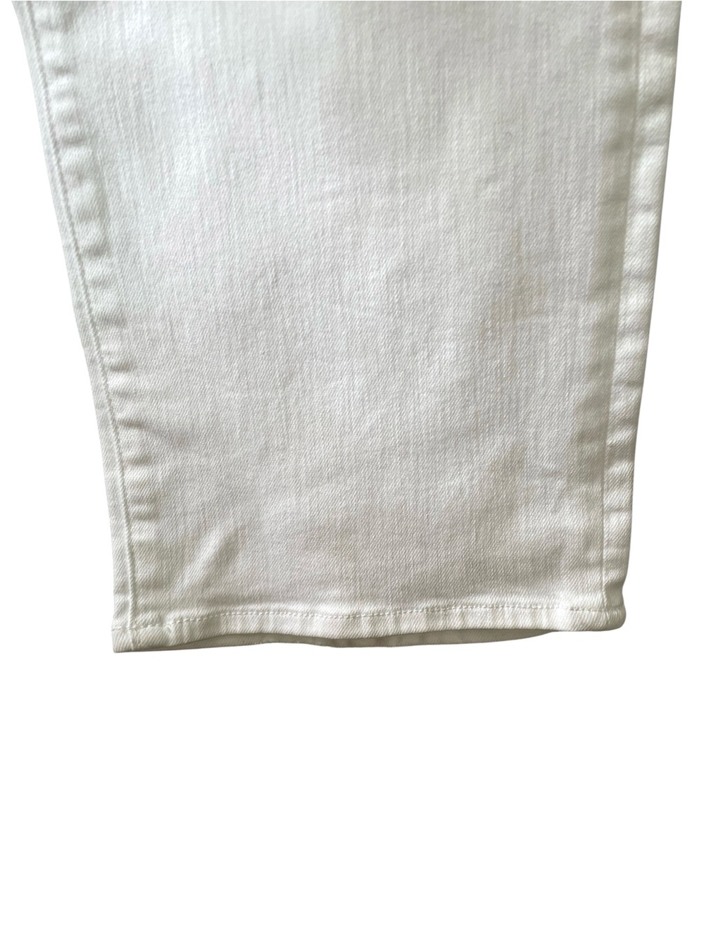 MOTHER The Rambler Zip Ankle High-rise Straight Crop Jeans White 27 - Picture 9 of 12